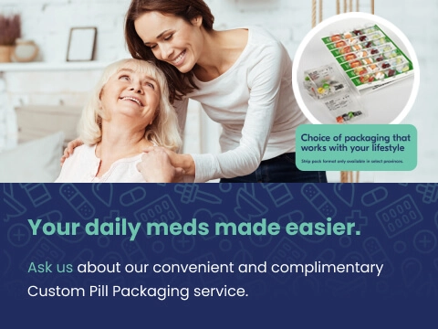 custom pill package